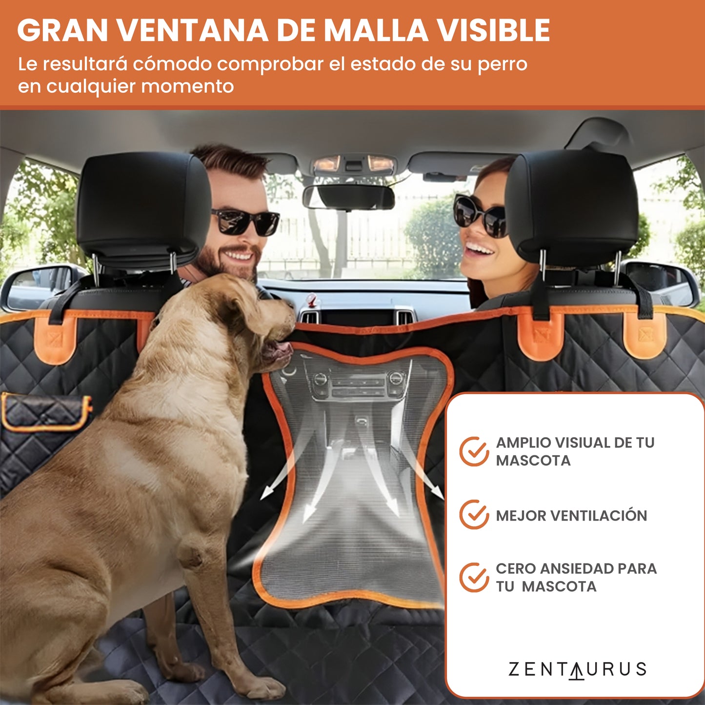 Funda Coche Perro Plegable