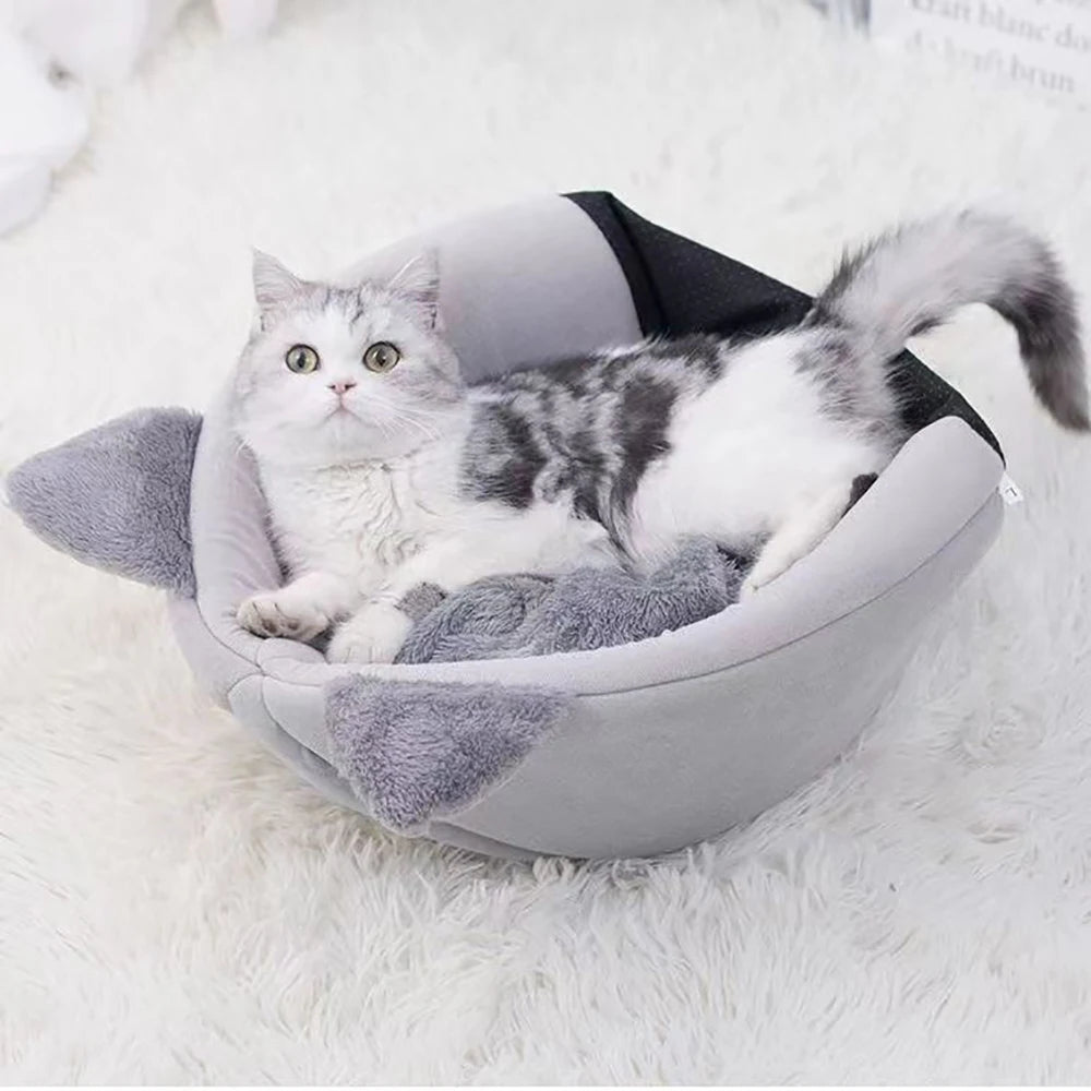 CASA PARA GATOS Y PERROS FELPA