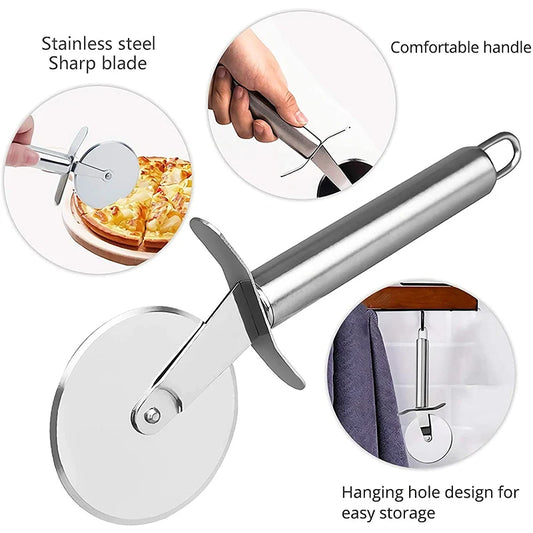 PIZZA CUTTER AND SERVER