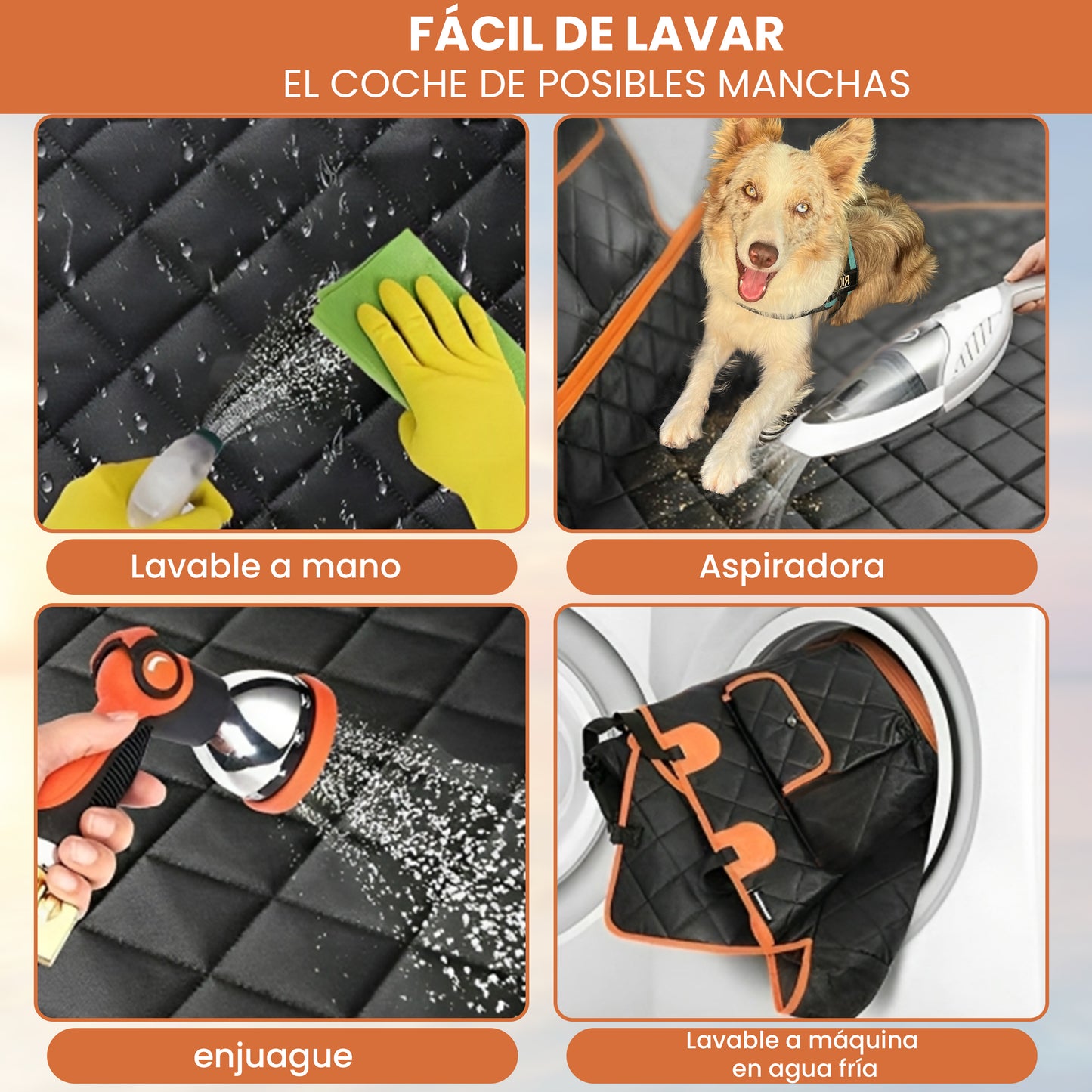 Funda Coche Perro Plegable