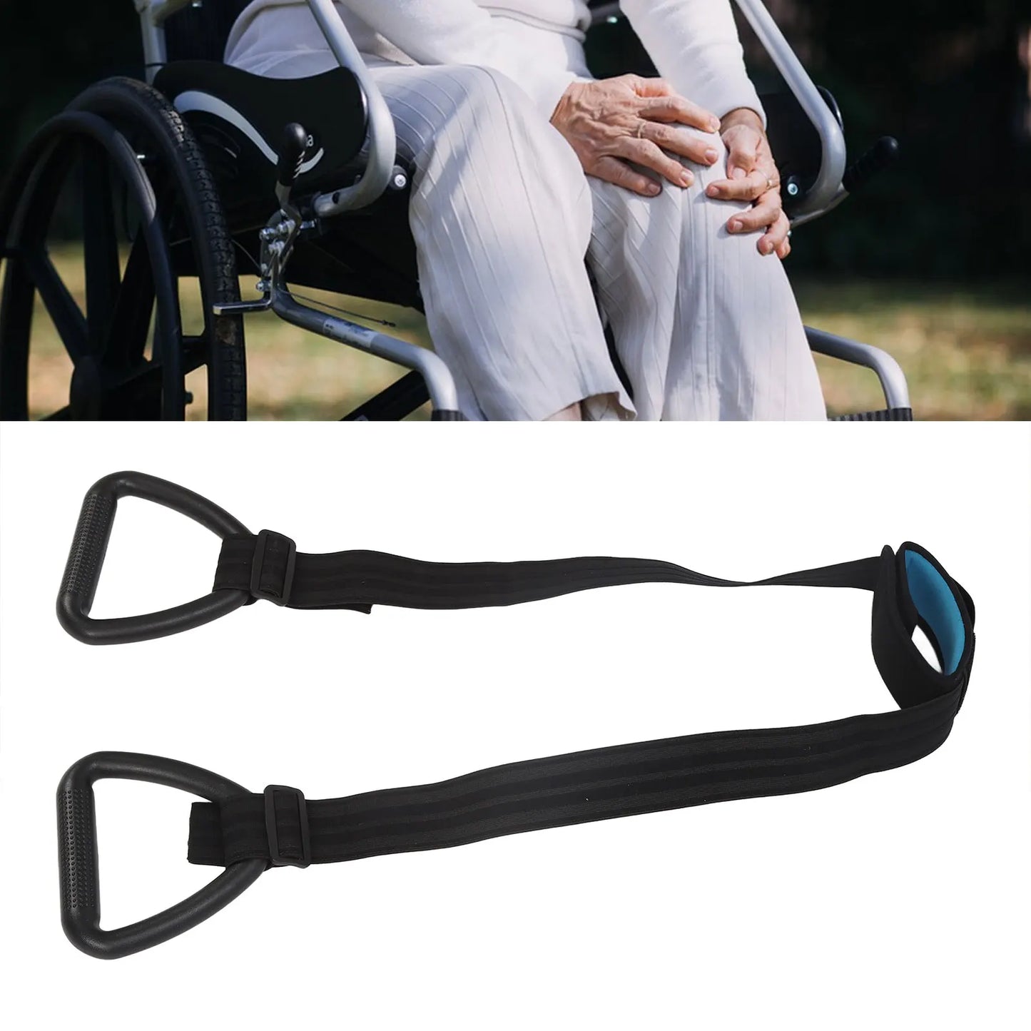 CORREA ELEVADORA DE PIERNAS PARA ANCIANOS