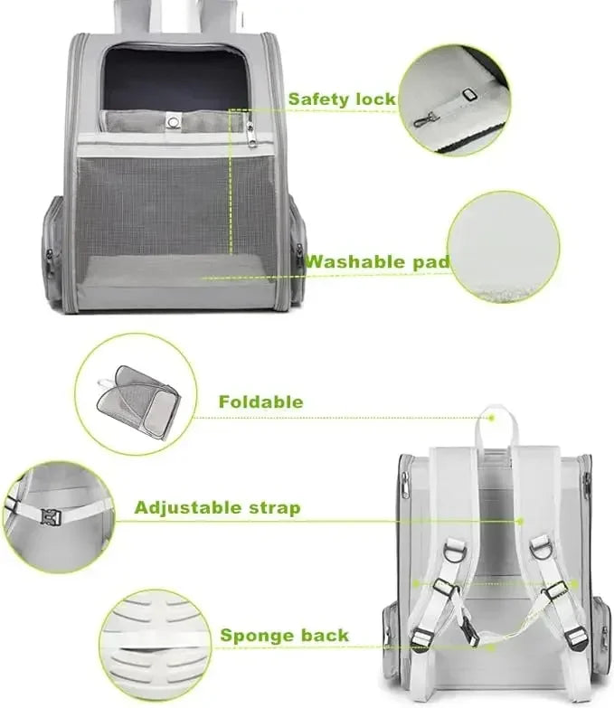 MOCHILA TRANSPORTIN PERROS Y GATOS