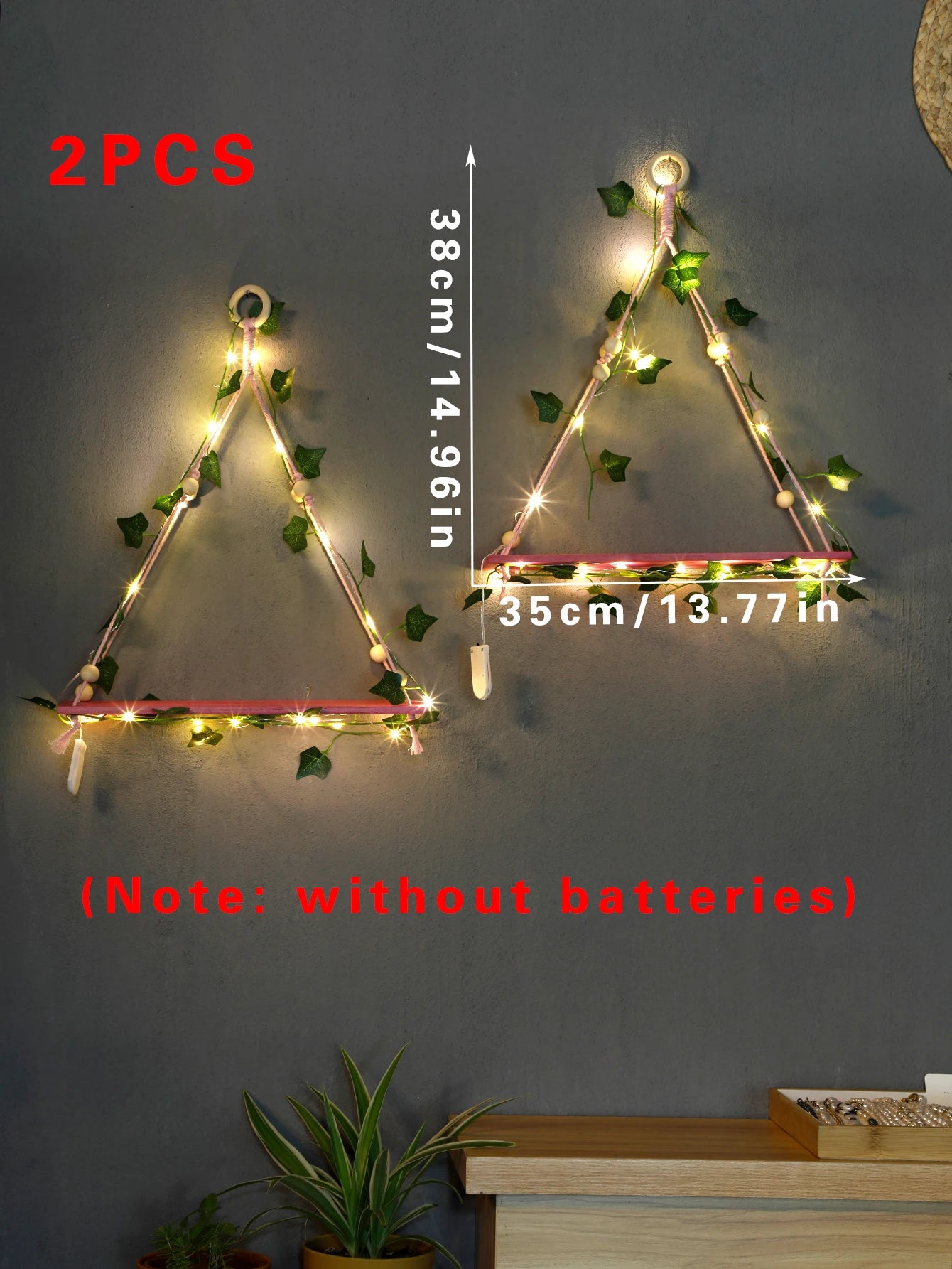 ESTANTE DECORACIÓN CON LUZ LED