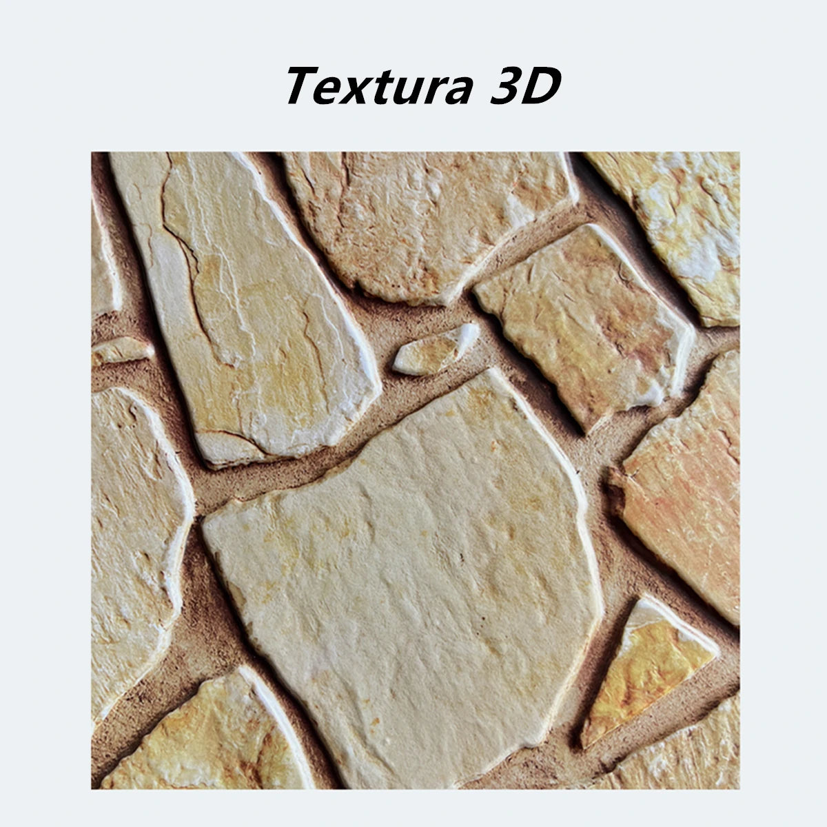VINILO DE PARED 3D EFECTO PIEDRA