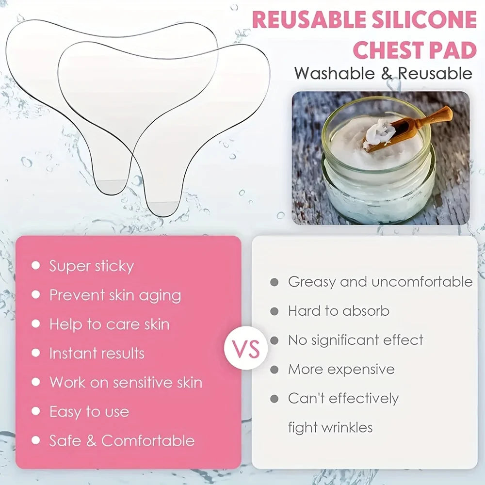 REUSABLE T ANTI WRINKLE CHEST PAD