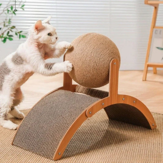 SCRATCHING BALL FOR CATS