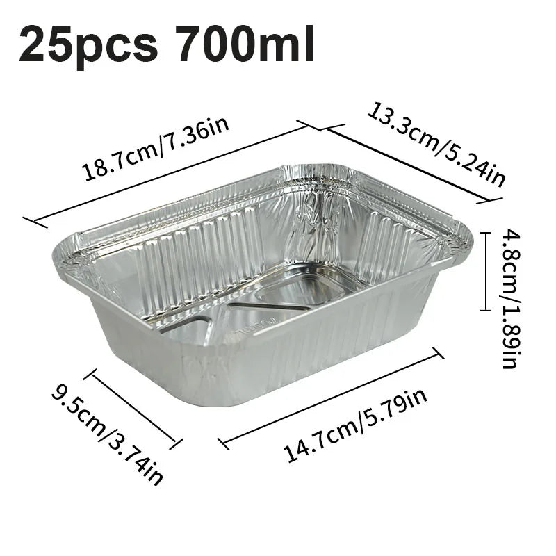 BANDEJAS DE ALUMINIO DESECHABLES