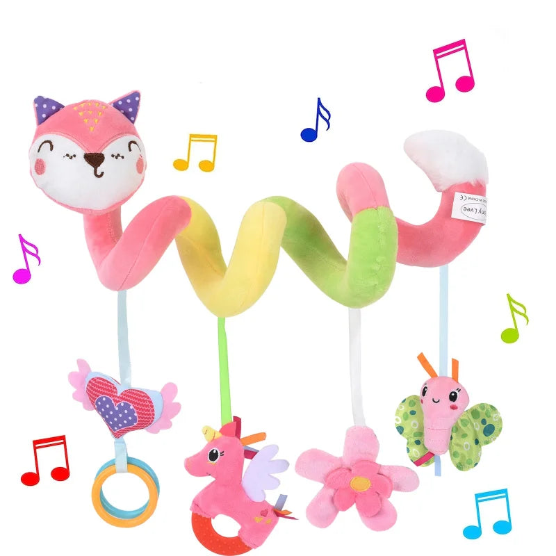 ESPIRAL DE PELUCHE COLGANTE