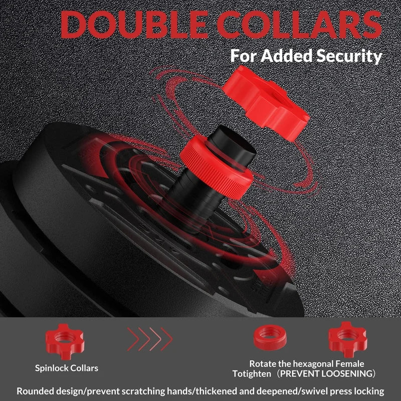 60LB ADJUSTABLE DUMBBEL SET