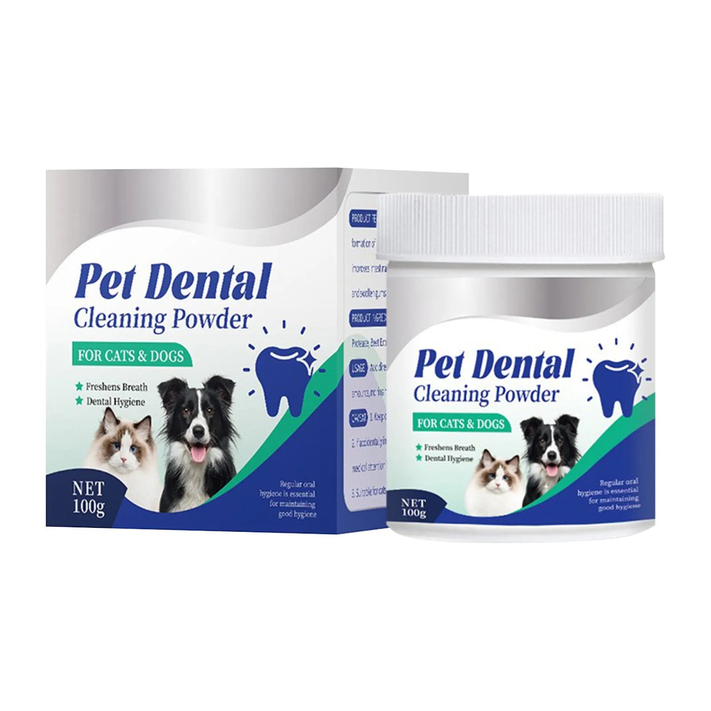 POLVO DE LIMPIEZA DE DIENTES PARA MASCOTAS