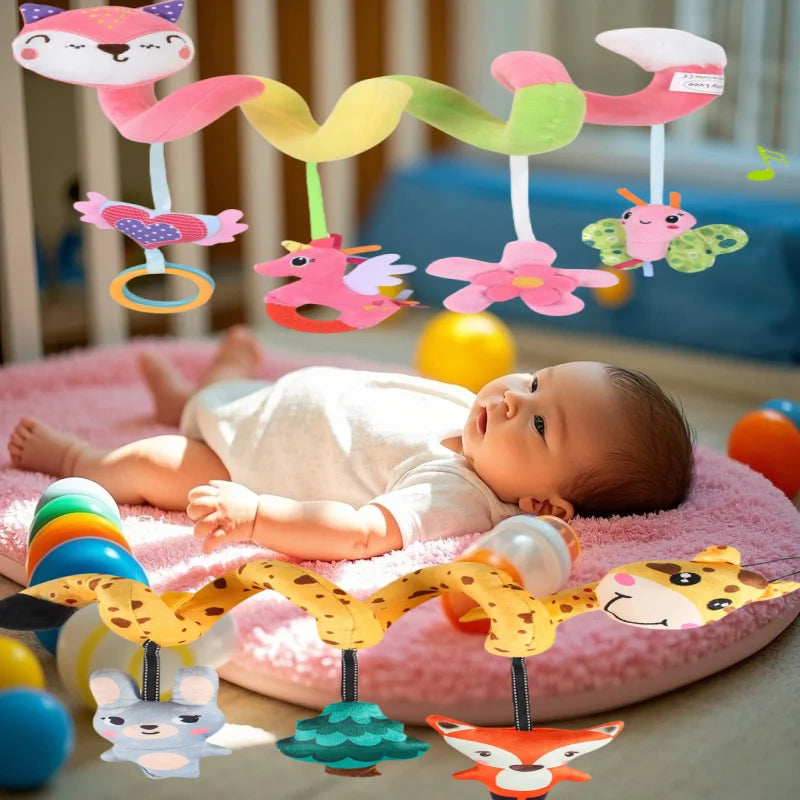 ESPIRAL DE PELUCHE COLGANTE