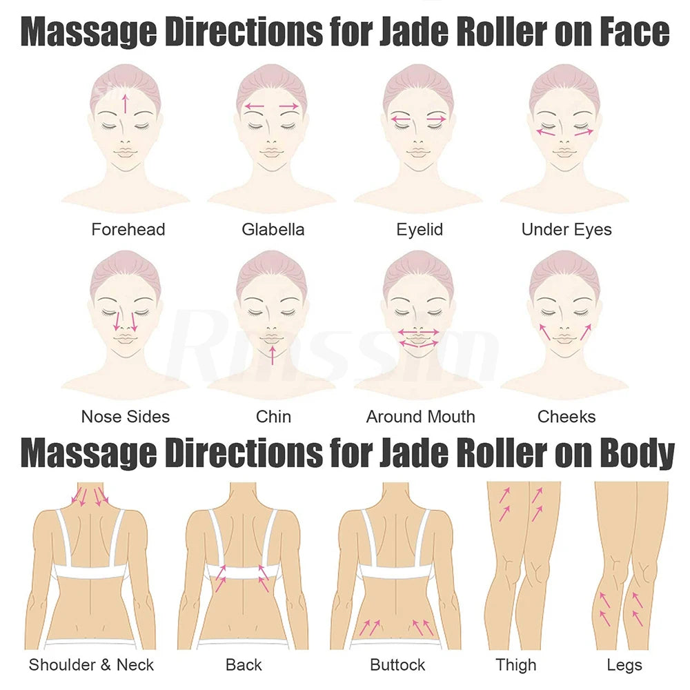 ELECTRIC VIBRATING JADE ROLLER MASSAGER