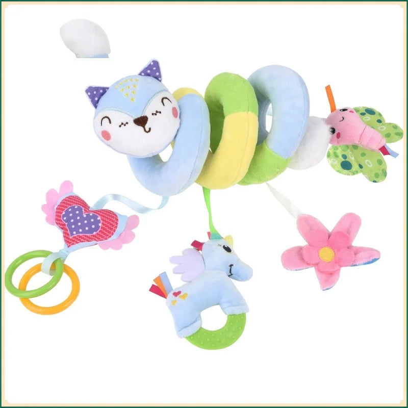 ESPIRAL DE PELUCHE COLGANTE
