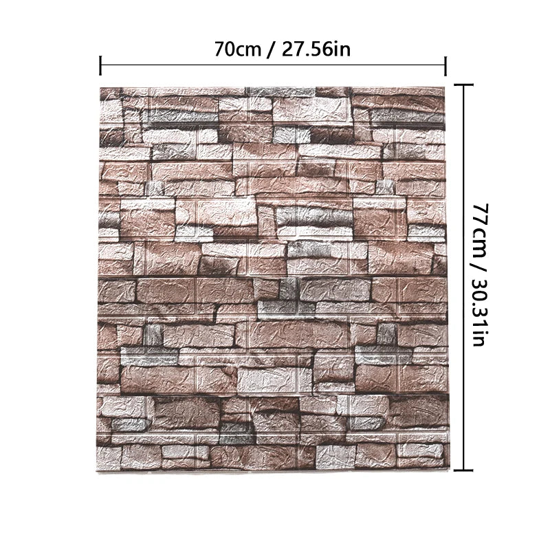 VINILO DE PARED 3D PIEDRA