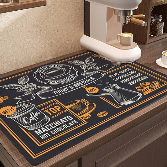RETRO MAT FOR COFFEE MACHINE