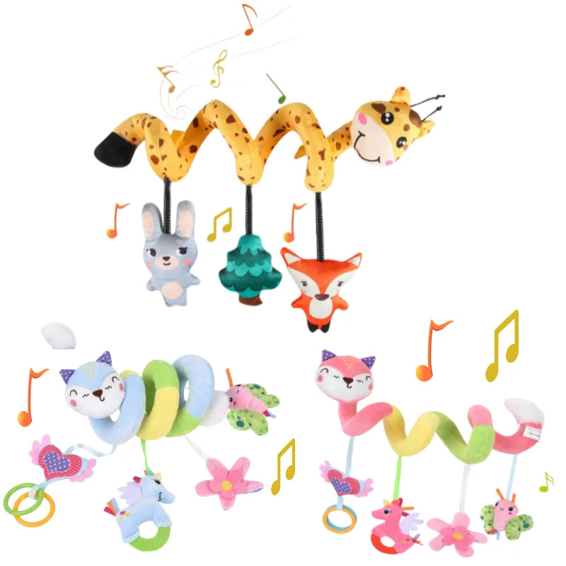 ESPIRAL DE PELUCHE COLGANTE