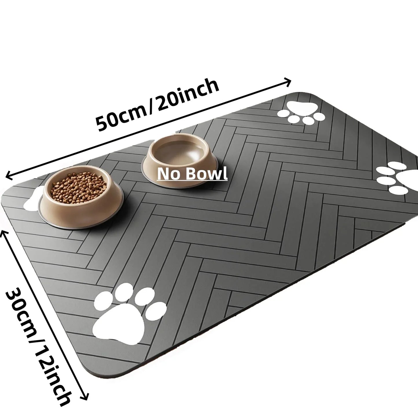 TAPETE ABSORBENTE PARA COMIDA DE MASCOTAS