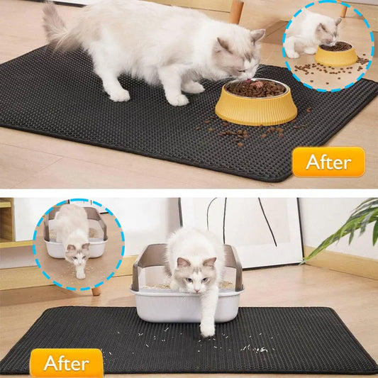 SAND TRAPPING MAT FOR CAT HOUSE