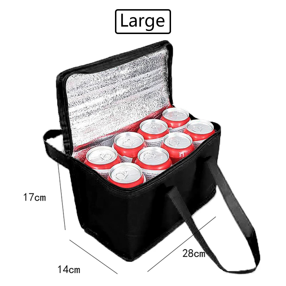 BOLSA TÉRMICA PORTATIL PARA BEBIDAS Y ALMUERZO