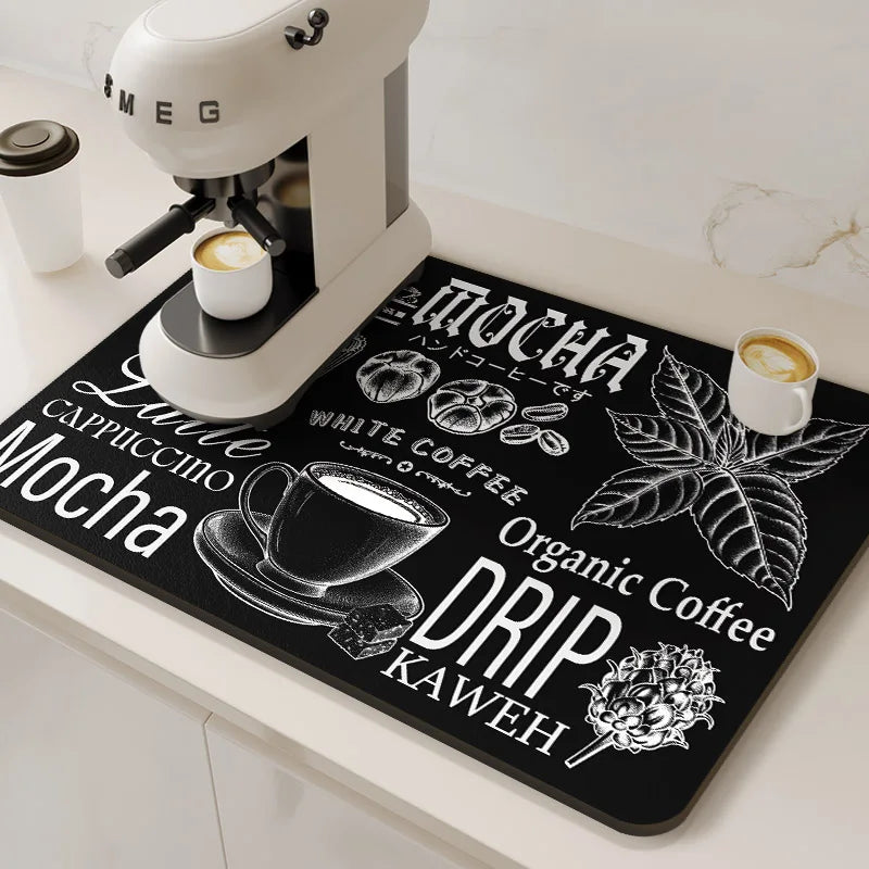 ESTERILLA DISEÑO ABSORBENTE PARA MÁQUINA DE CAFÉ