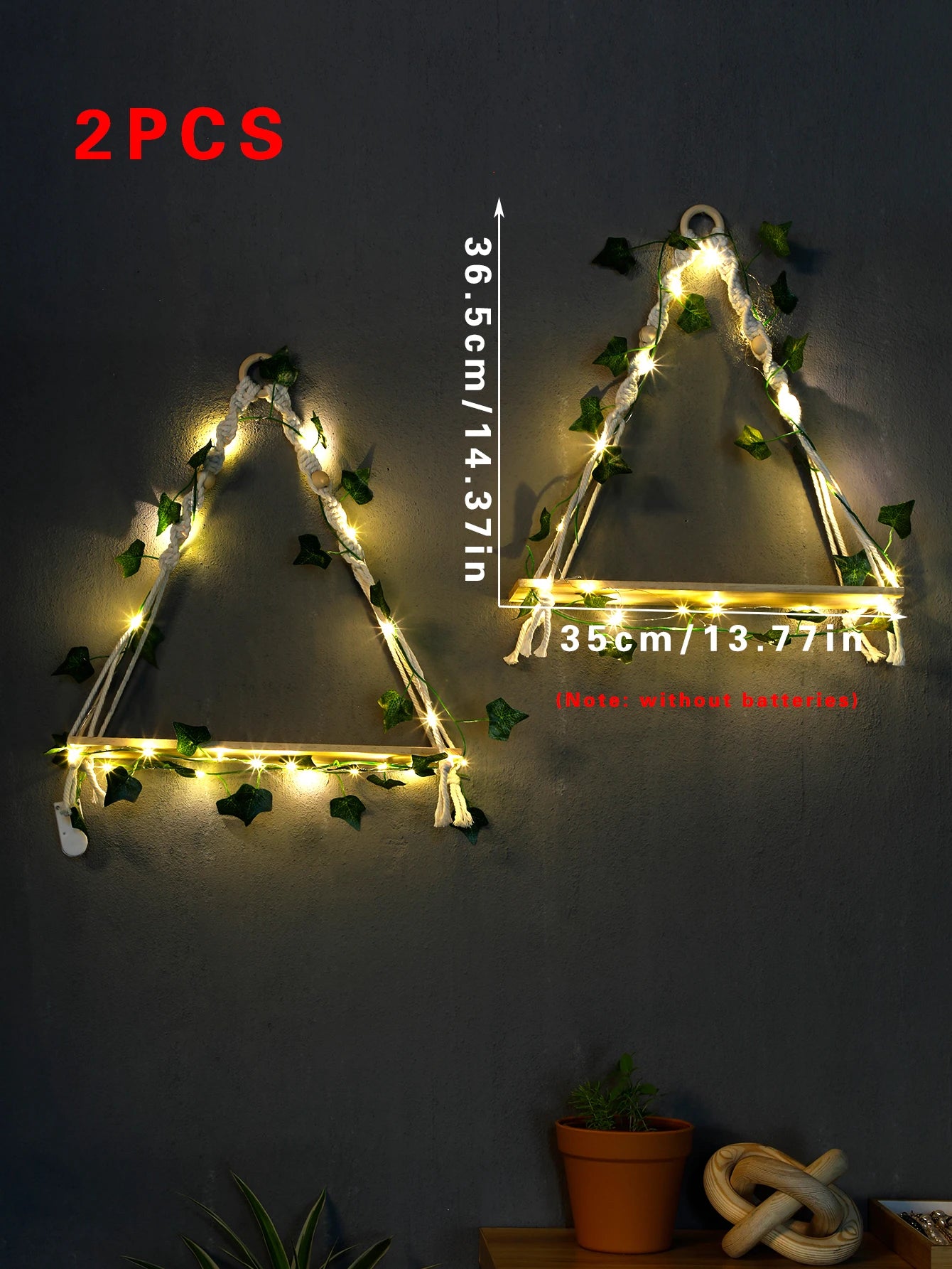 ESTANTE DECORACIÓN CON LUZ LED