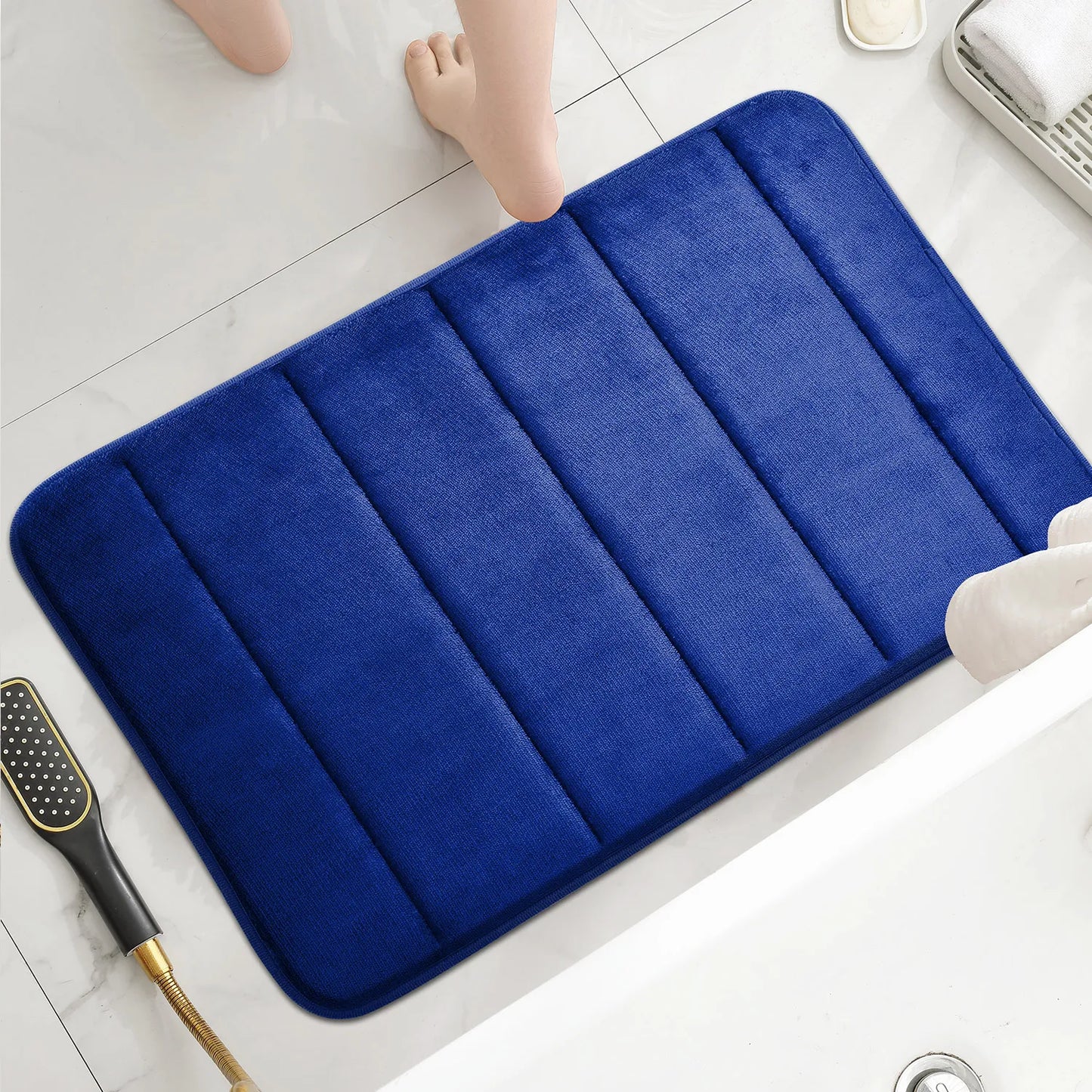 BATHROOM CORAL VELVET MAT