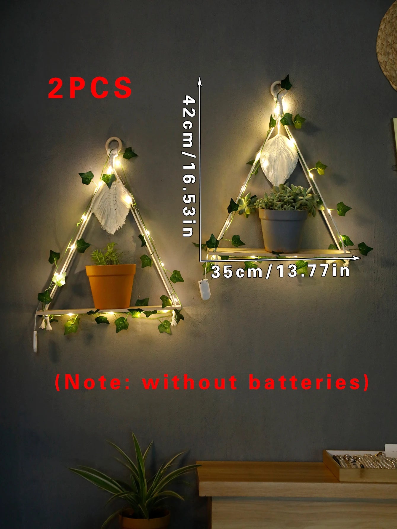 ESTANTE DECORACIÓN CON LUZ LED