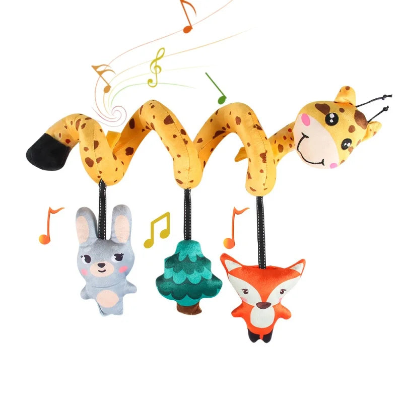 ESPIRAL DE PELUCHE COLGANTE