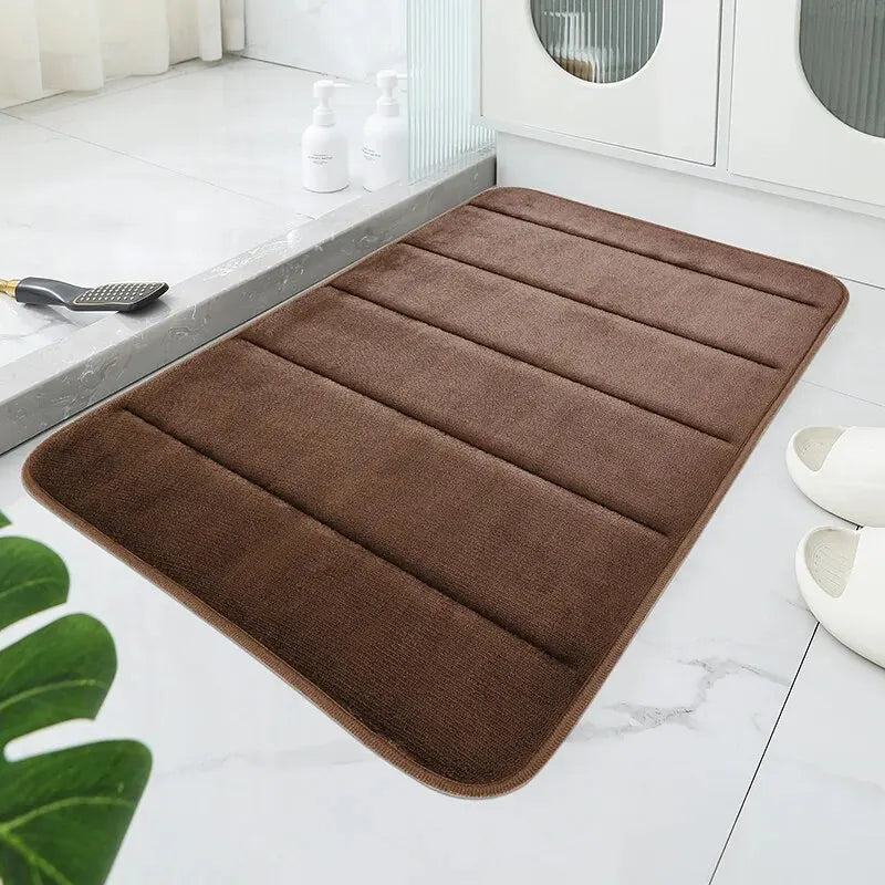 BATHROOM CORAL VELVET MAT