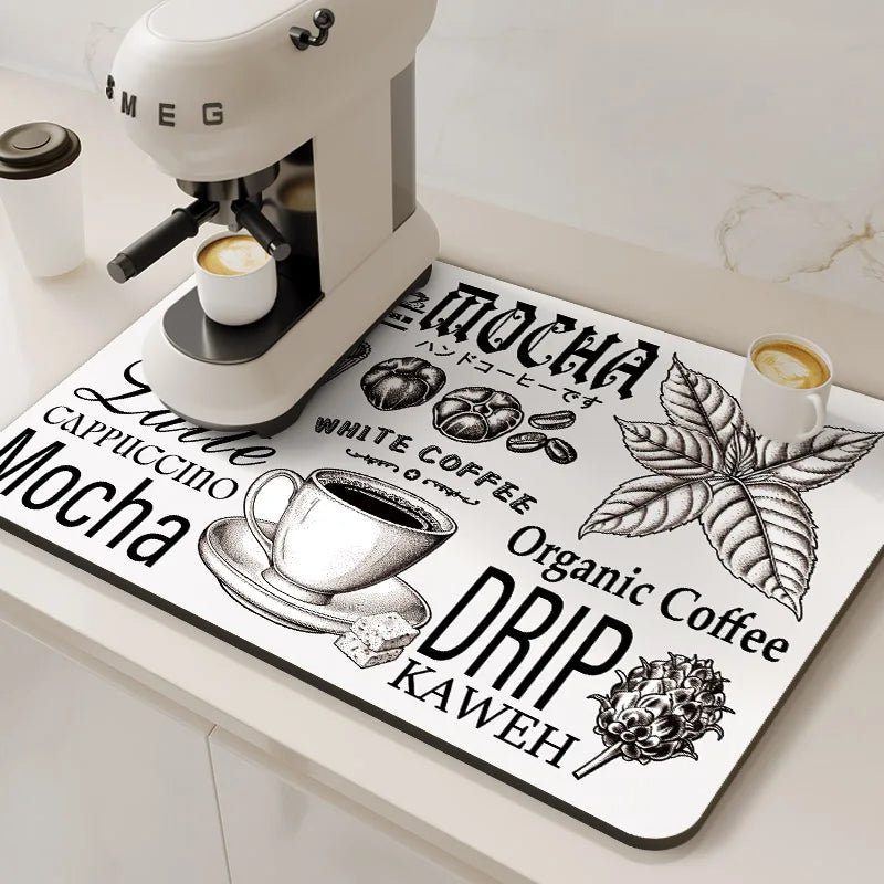 ESTERILLA DISEÑO ABSORBENTE PARA MÁQUINA DE CAFÉ