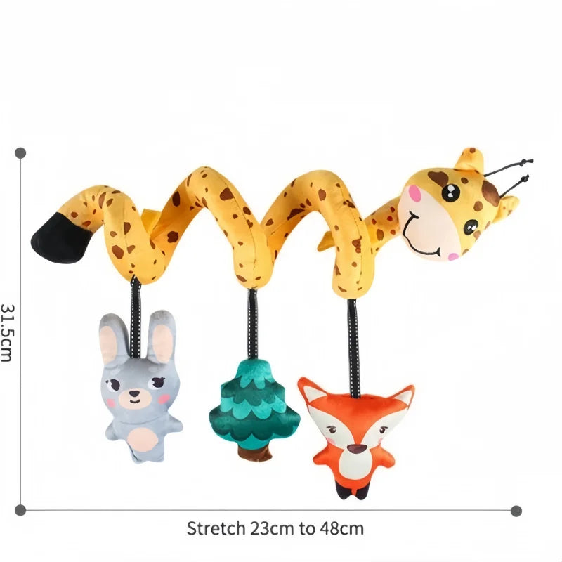 ESPIRAL DE PELUCHE COLGANTE