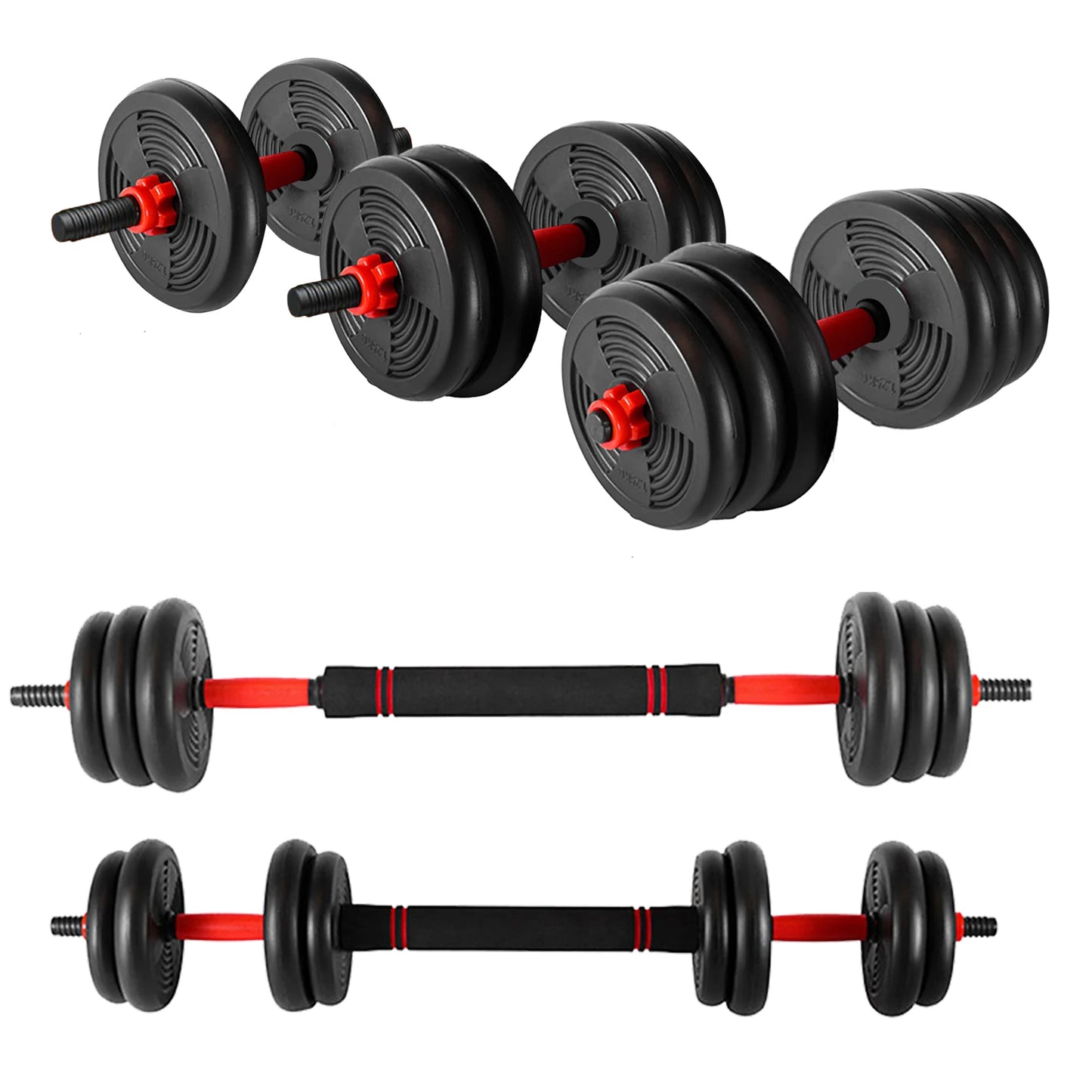 ADJUSTABLE DUMBBEL SET 44LBS