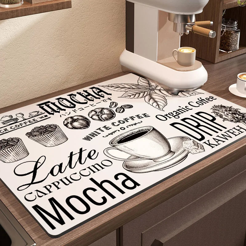ESTERILLA DISEÑO ABSORBENTE PARA MÁQUINA DE CAFÉ