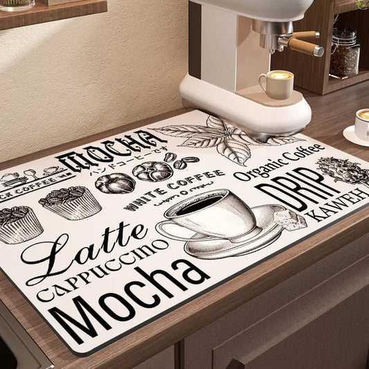 ESTERILLA DISEÑO ABSORBENTE PARA MÁQUINA DE CAFÉ