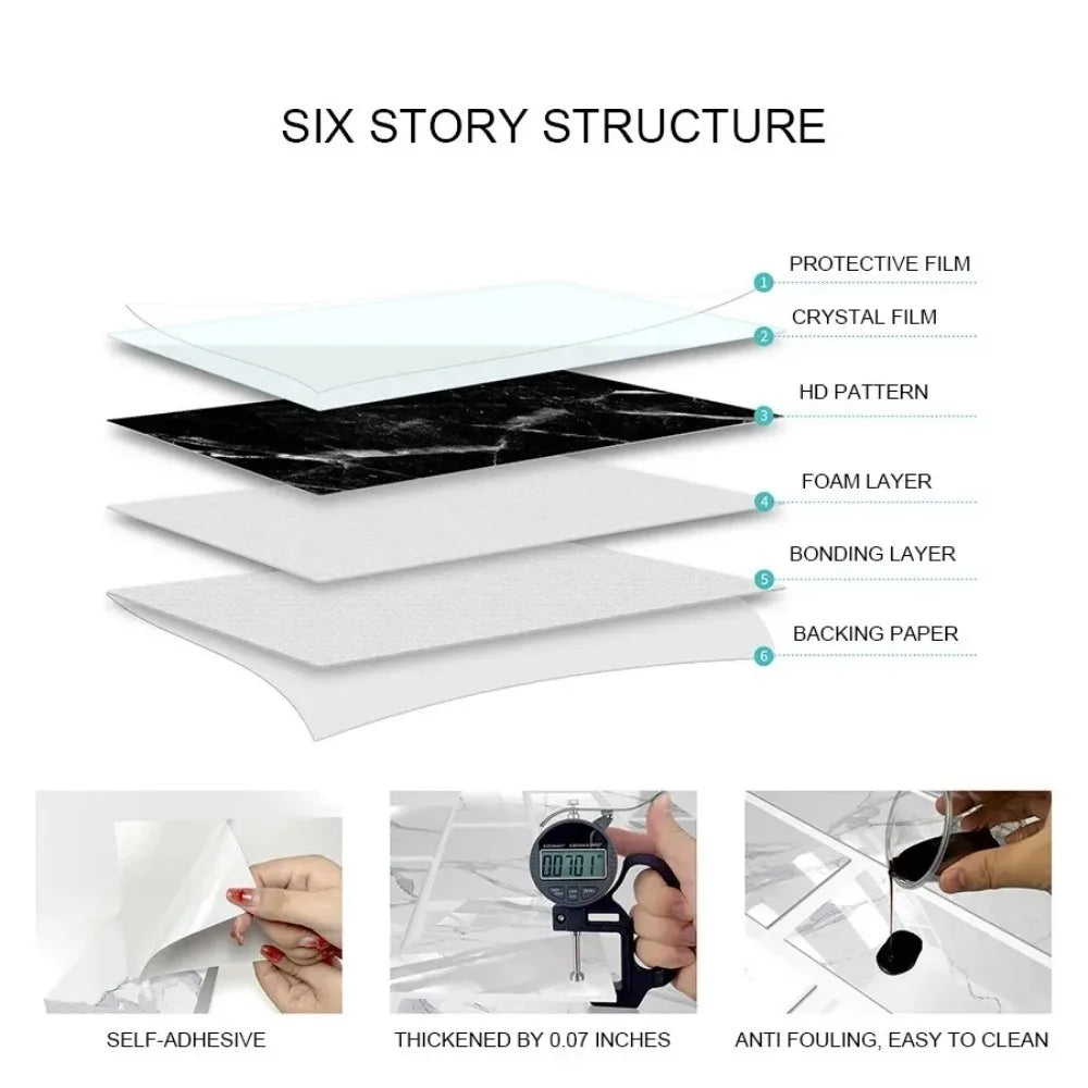 VINILO DE PARED EFECTO MARMOL