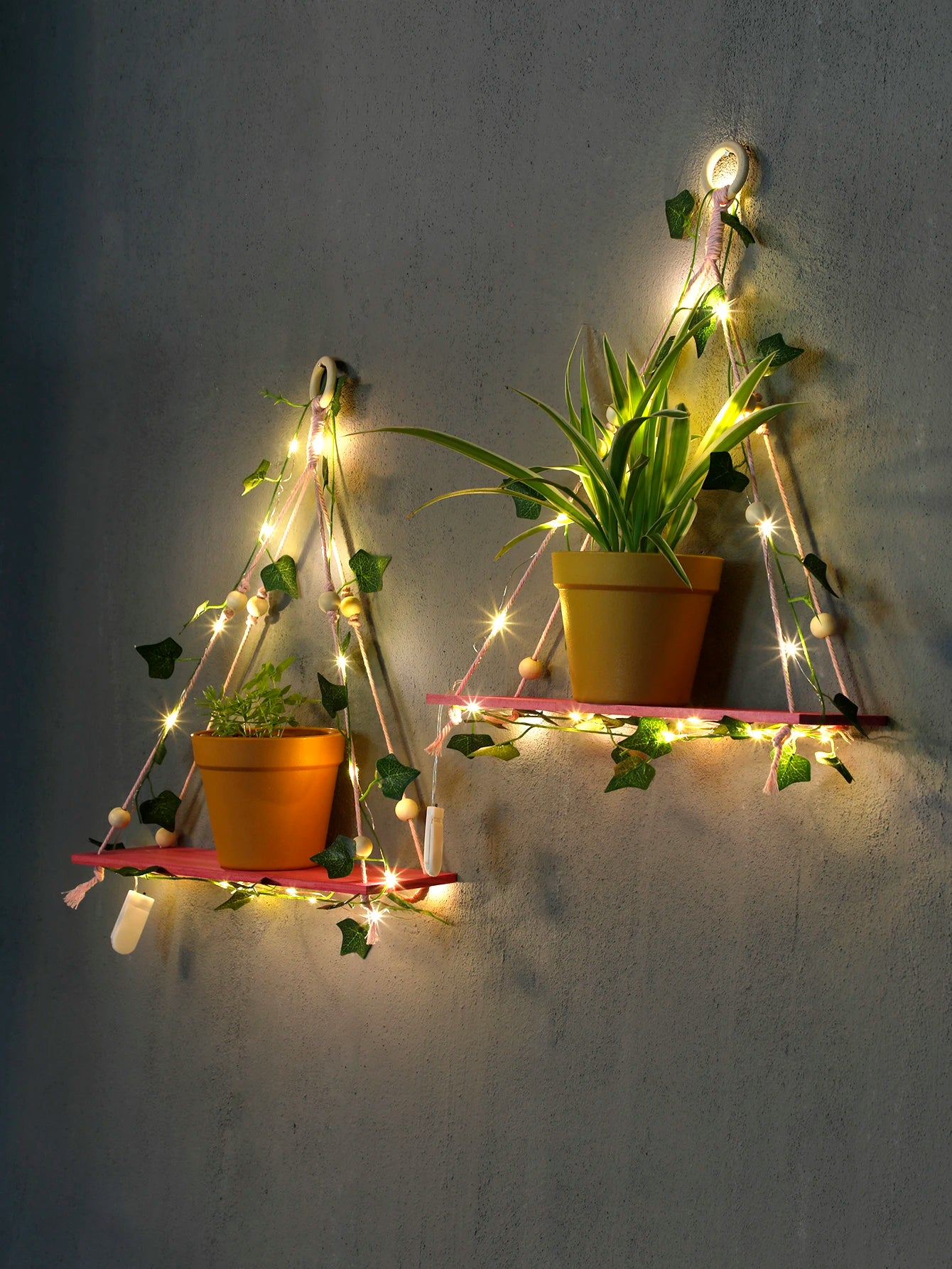 ESTANTE DECORACIÓN CON LUZ LED