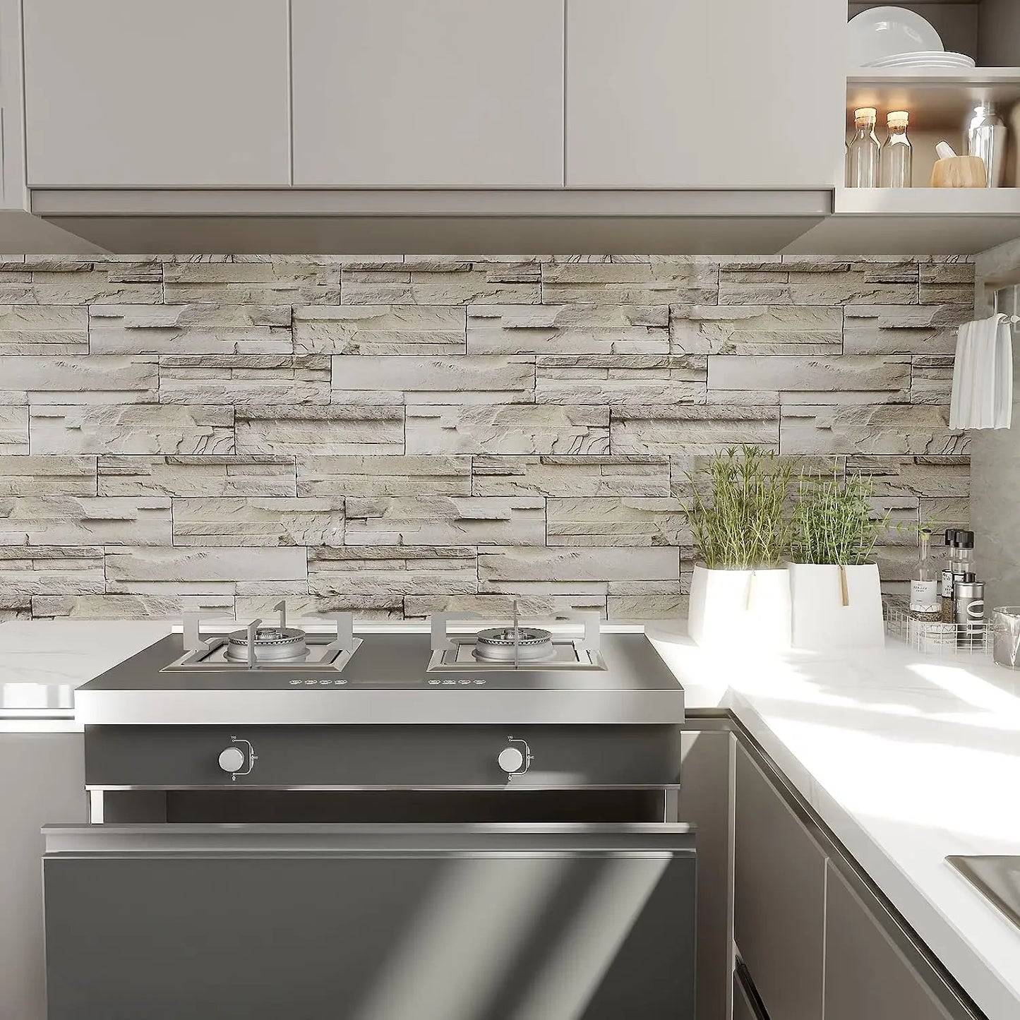 VINILO DE PARED EFECTO PIEDRA