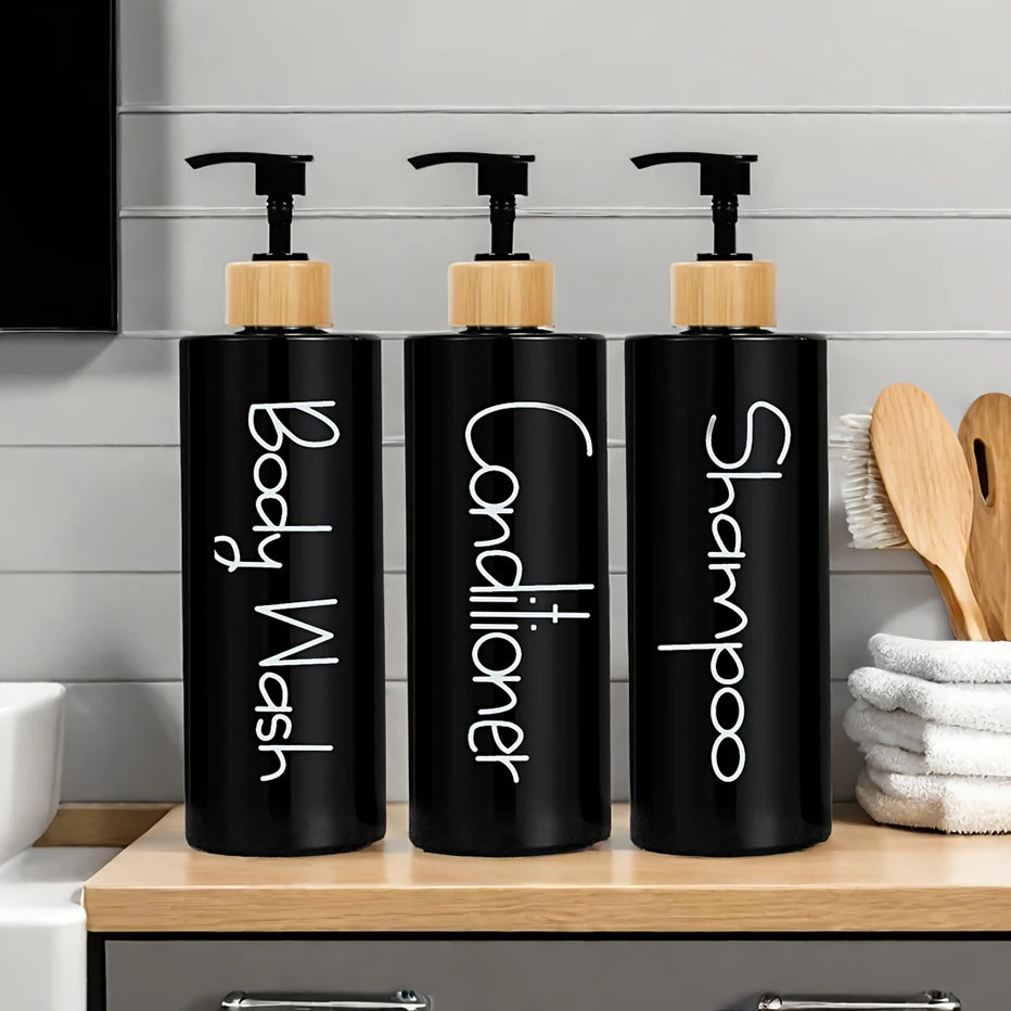 3PCS BATHROOM SOAP DISPENSER