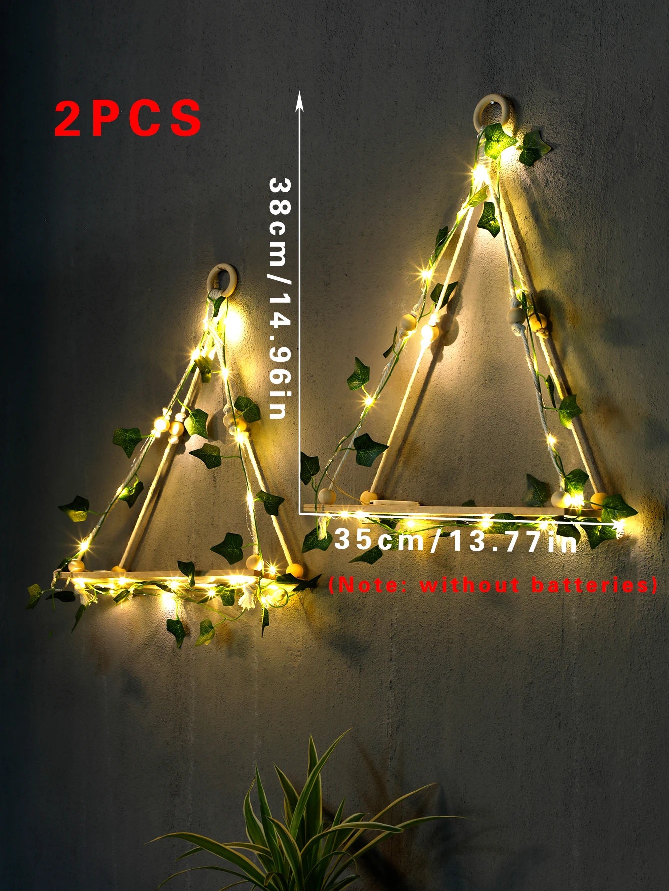 ESTANTE DECORACIÓN CON LUZ LED