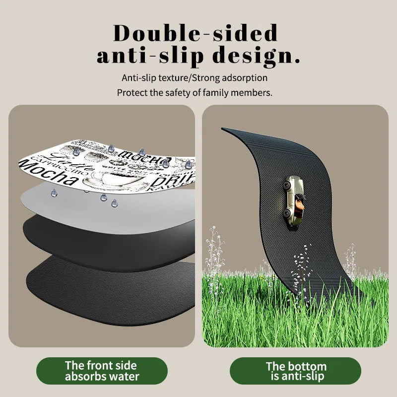 ESTERILLA DISEÑO ABSORBENTE PARA MÁQUINA DE CAFÉ