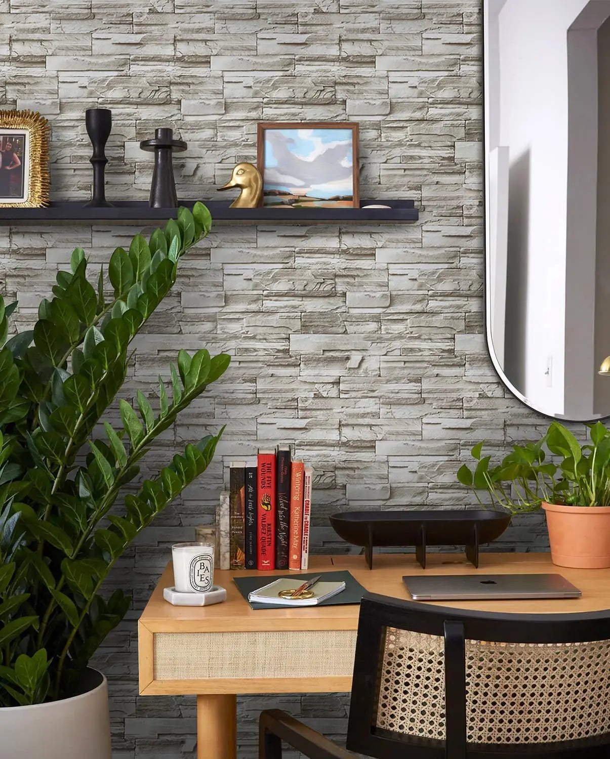 VINILO DE PARED EFECTO PIEDRA