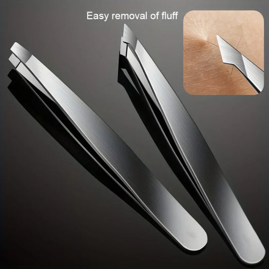 SET OF 4 EYEBROW TWEEZERS
