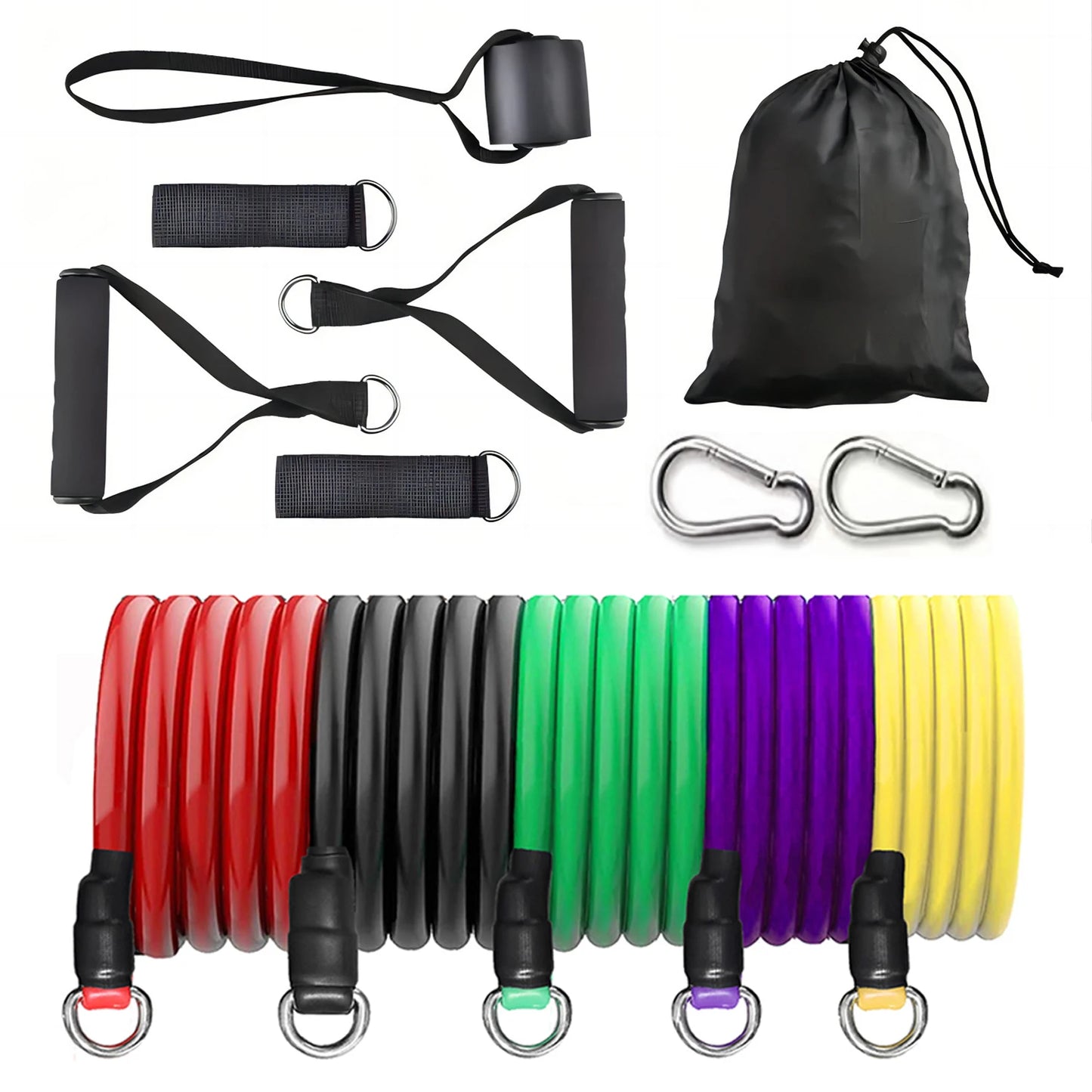 JUEGO COMPLETO DE BANDAS DE RESISTENCIA 90KG