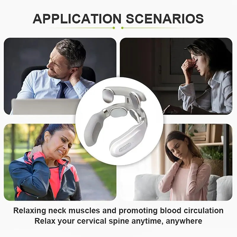 NECK MASSAGE MACHINE 4 HEAD