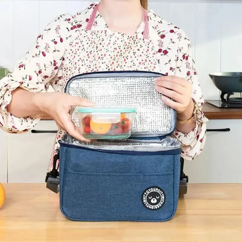 PORTABLE, THERMAL LUNCH BAG