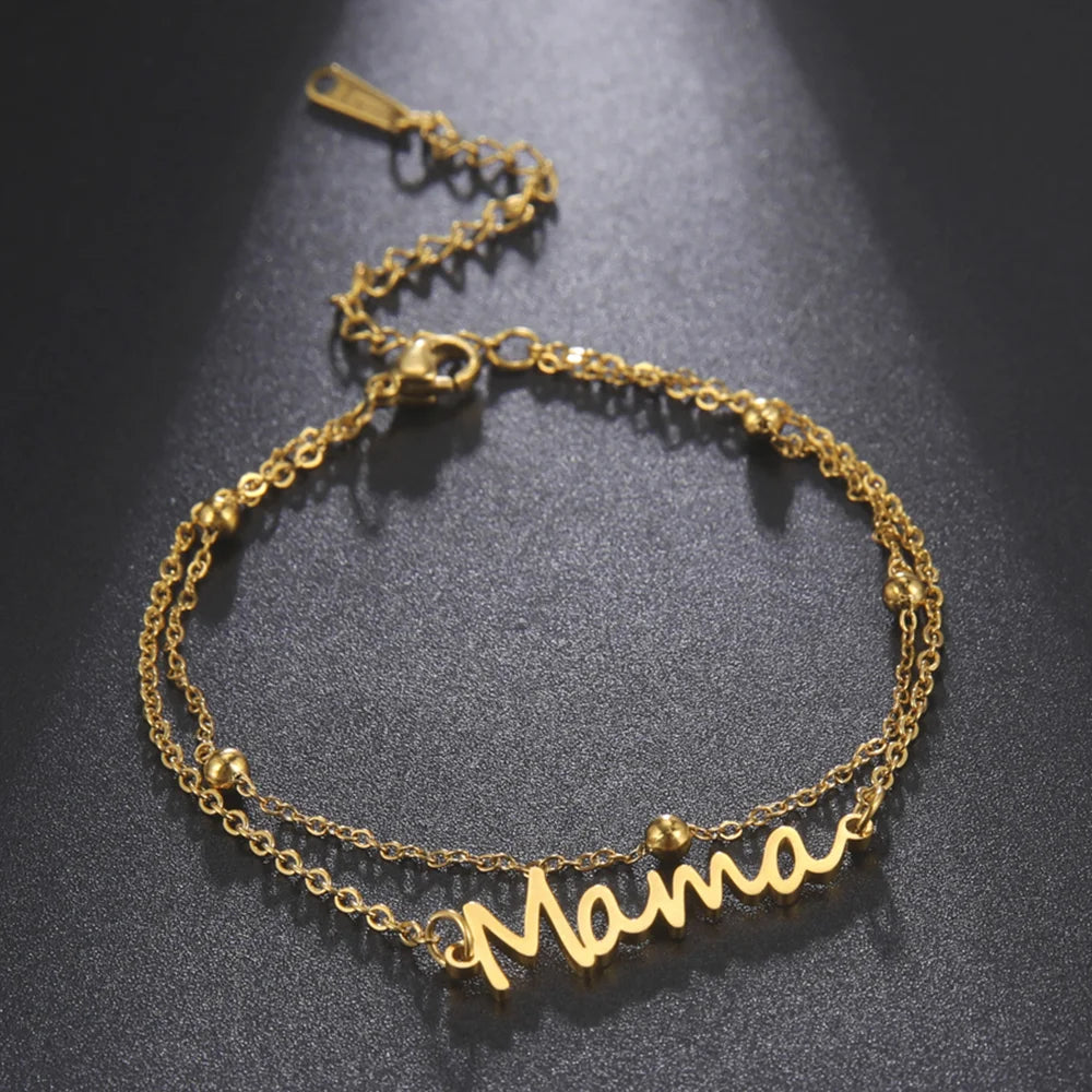 PULSERA CON NOMBRE MAMÁ