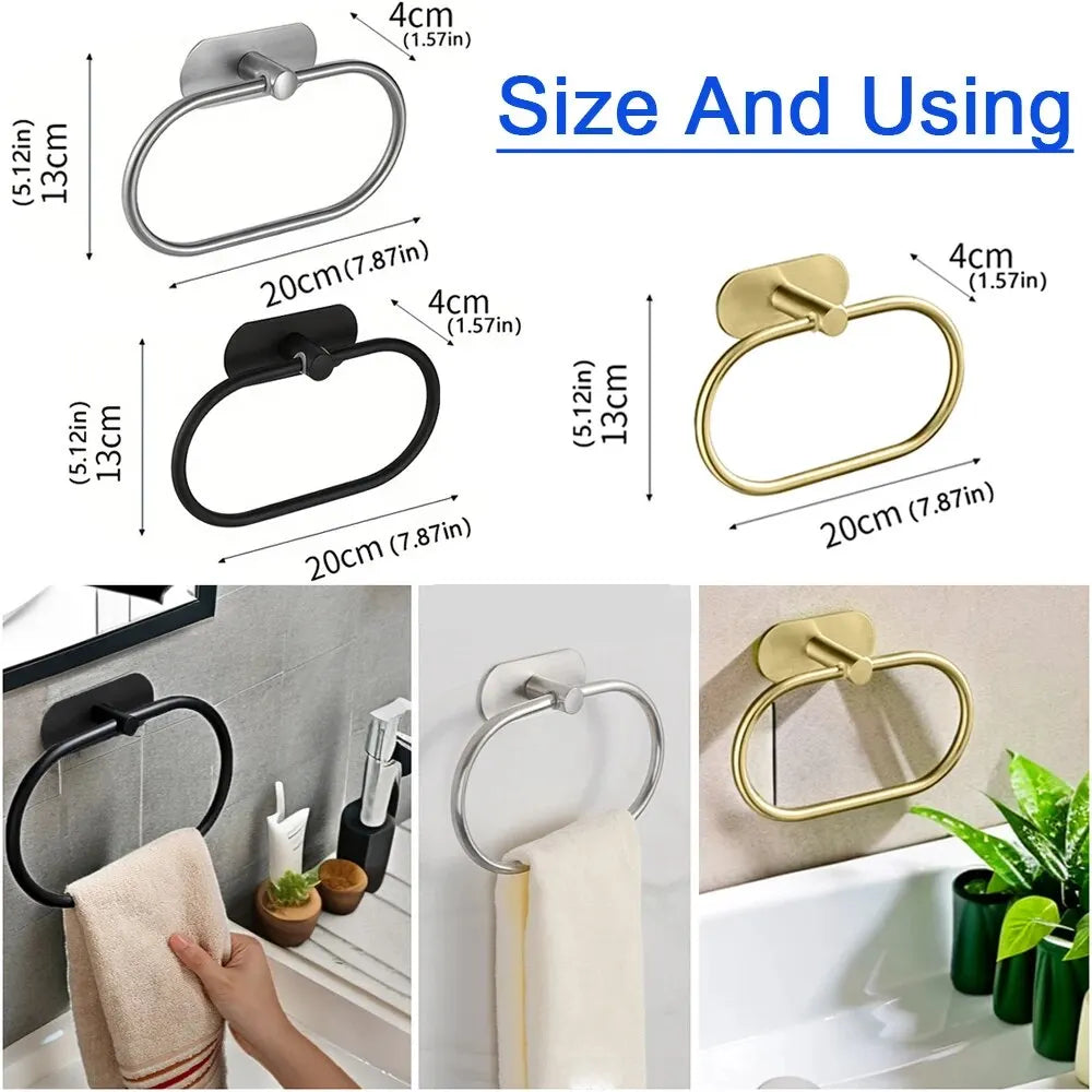 TOALLERO ADHESIVO PARA BAÑO
