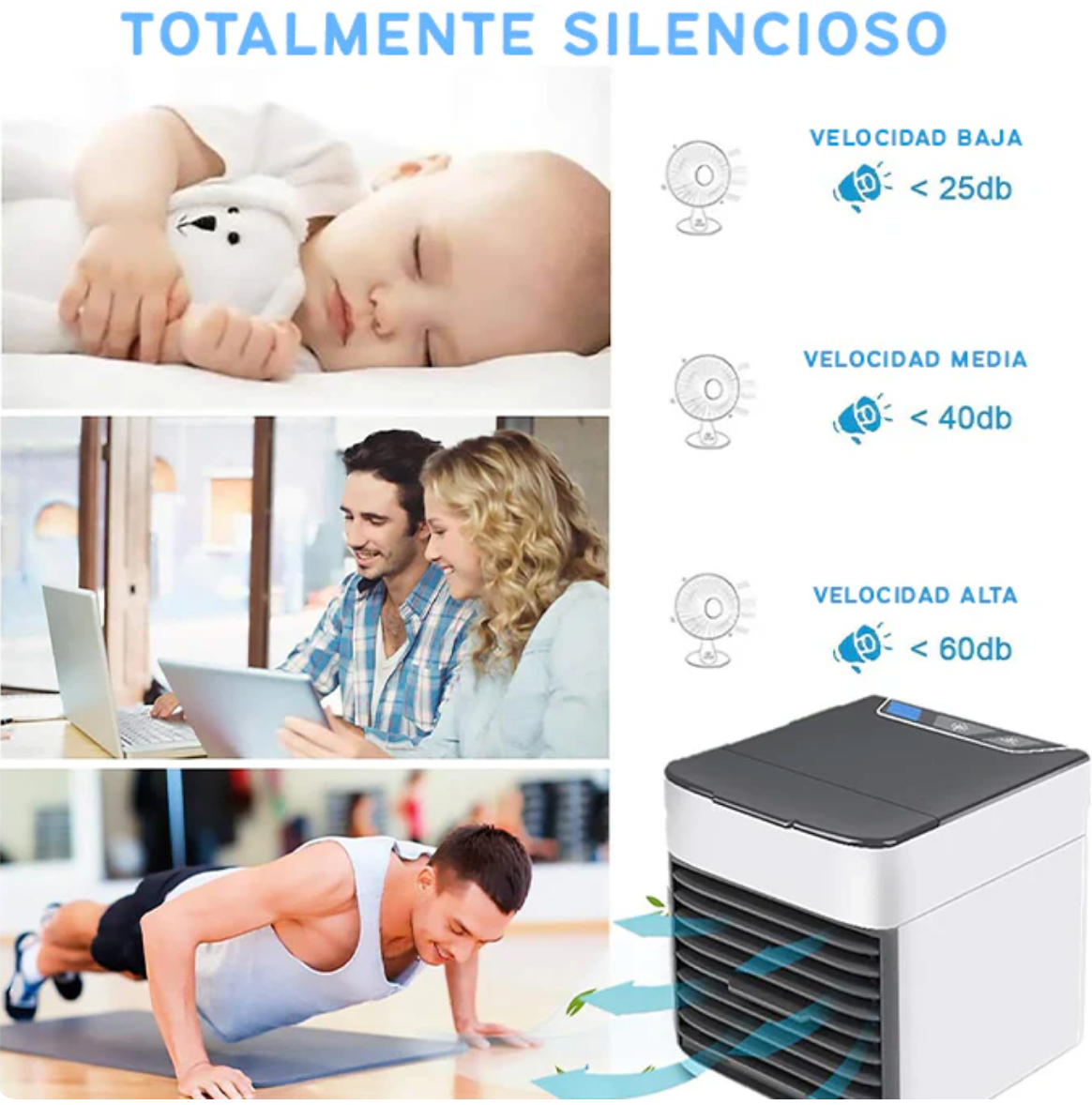 AIRE ACONDICIONADO PORTÁTIL SIN CABLES