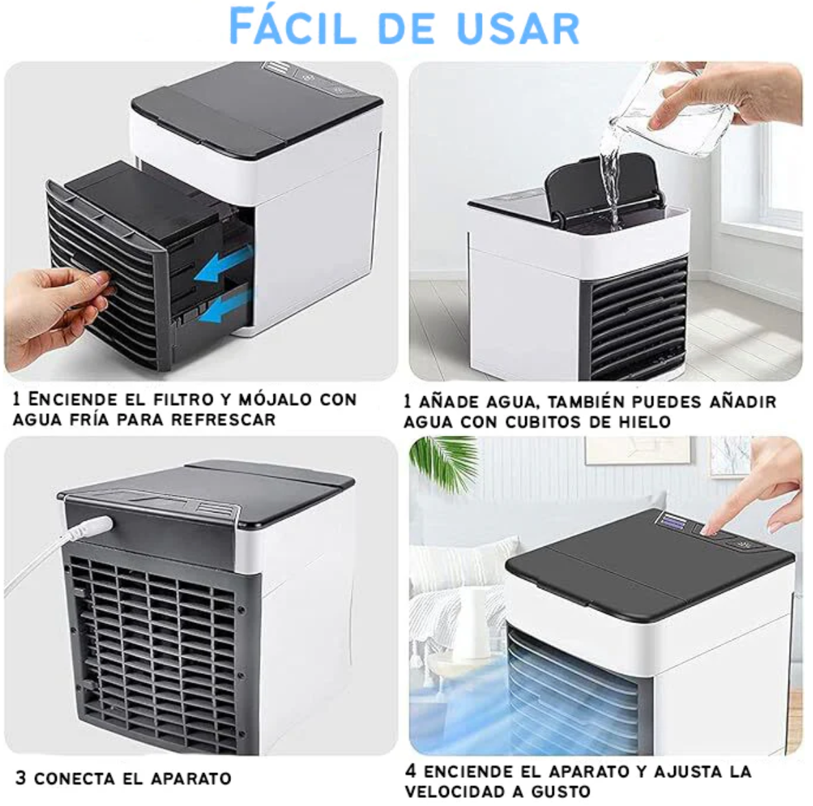 AIRE ACONDICIONADO PORTÁTIL SIN CABLES