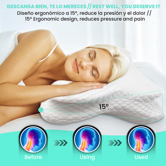 ORTHOPEDIC CERVICAL PILLOW 60x40x12 
